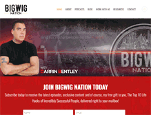 Tablet Screenshot of bigwignation.com